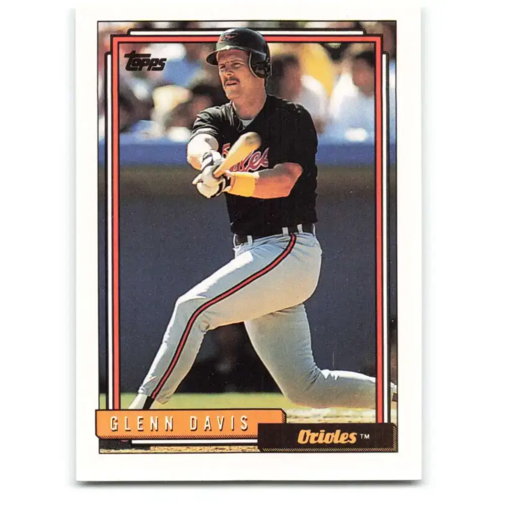 1992 Topps #190 Glenn Davis NM-MT Baltimore Orioles Baseball Card - Baseball Card Single