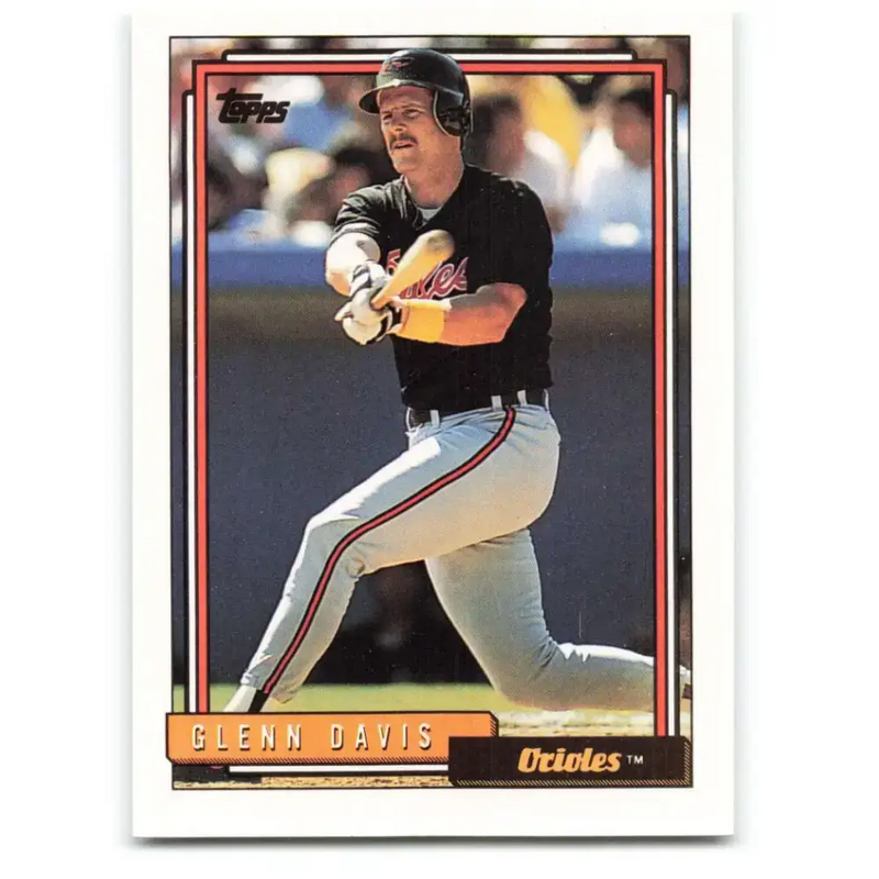 1992 Topps #190 Glenn Davis NM-MT Baltimore Orioles Baseball Card - Baseball Card Single
