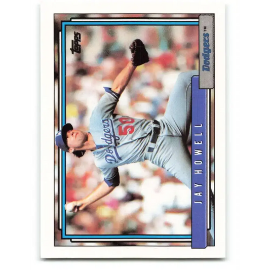 1992 Topps #205 Jay Howell NM-MT Los Angeles Dodgers Baseball Card