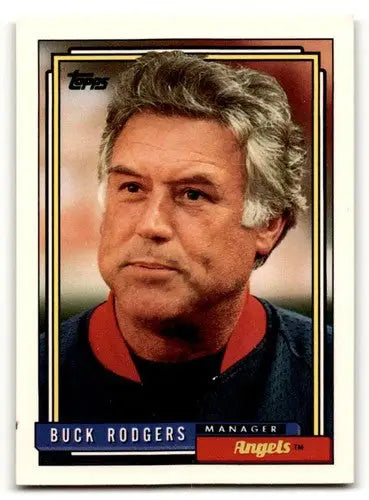 1992 Topps #21 Buck Rodgers California Angels Baseball Cards EX/NM ID:61124 - Baseball Card Single