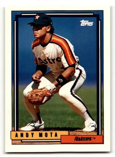 1992 Topps #214 Andy Mota Houston Astros Baseball Cards EX/NM ID:55860 - Baseball Card Single
