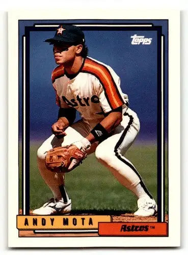 1992 Topps #214 Andy Mota Houston Astros Baseball Cards EX/NM ID:55894 - Baseball Card Single