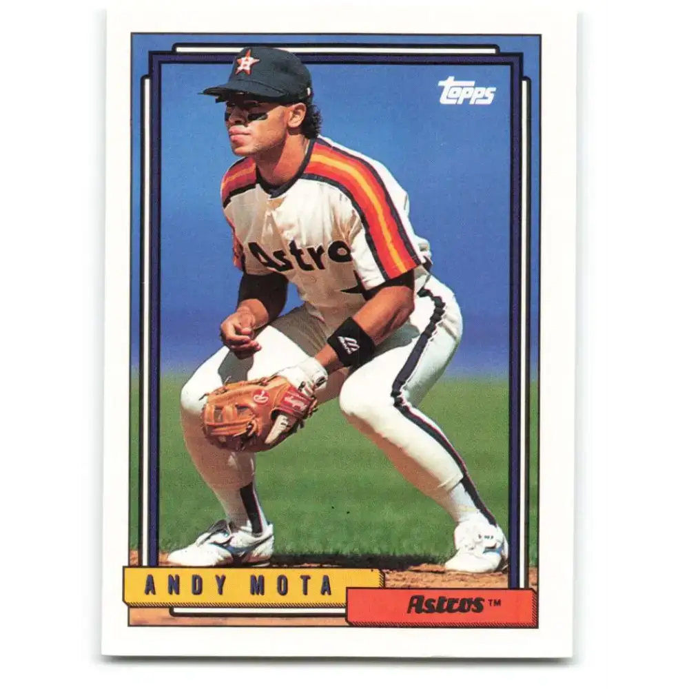 1992 Topps #214 Andy Mota NM-MT Houston Astros Baseball Card - Baseball Card Single