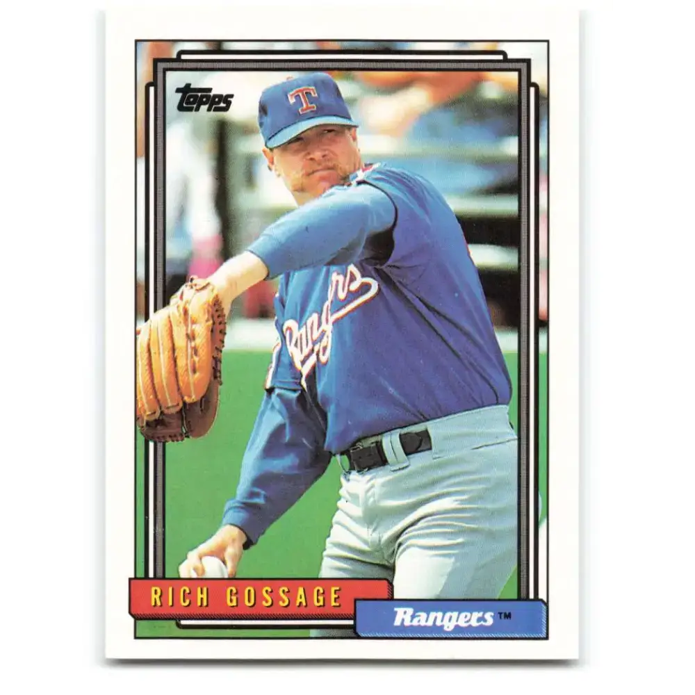 1992 Topps #215 Rich Gossage NM-MT Texas Rangers Baseball Card