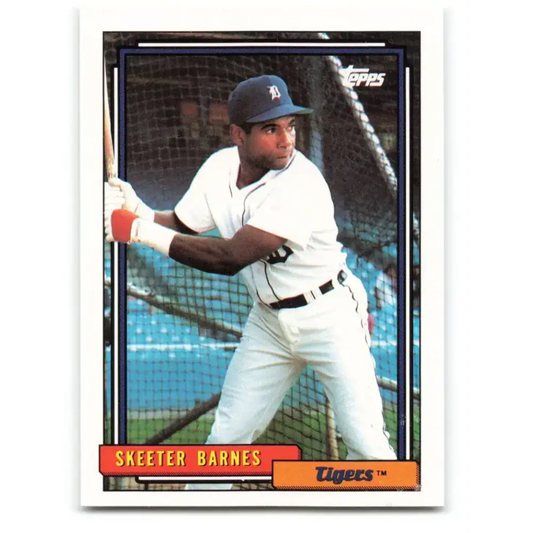 1992 Topps #221 Skeeter Barnes NM-MT Detroit Tigers Baseball Card