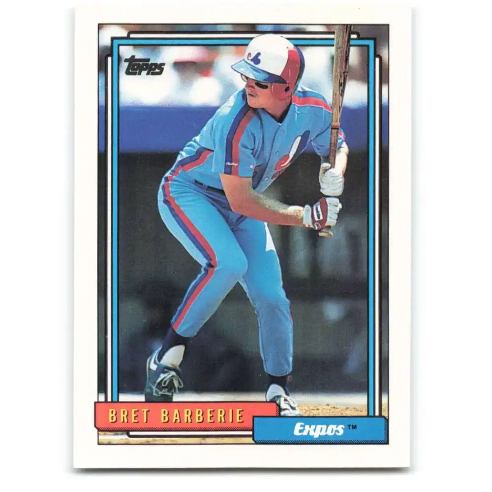 1992 Topps #224 Bret Barberie NM-MT Montreal Expos Baseball Card - Baseball Card Single