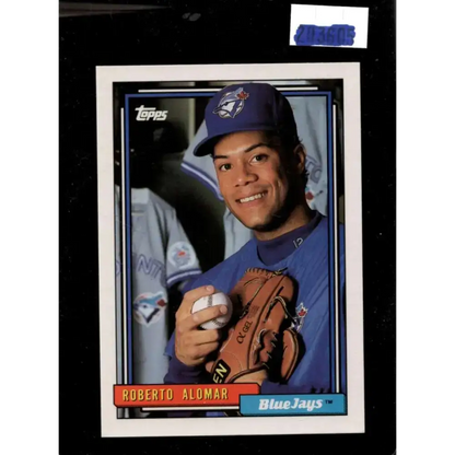 1992 Topps #225 Roberto Alomar EX Excellent Toronto Blue Jays Baseball Card - Baseball Card