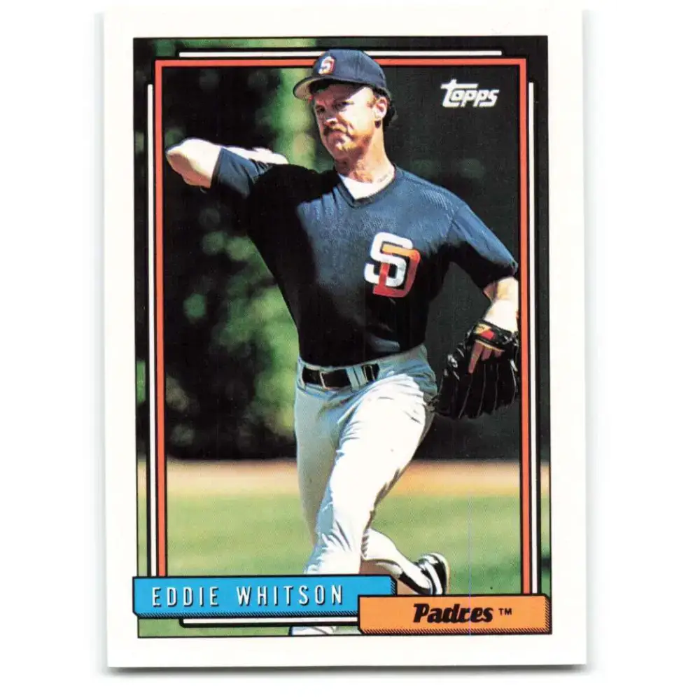 1992 Topps #228 Ed Whitson NM-MT San Diego Padres Baseball Card - Baseball Card Single