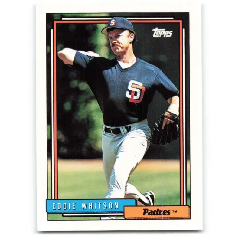 1992 Topps #228 Ed Whitson NM-MT San Diego Padres Baseball Card - Baseball Card Single