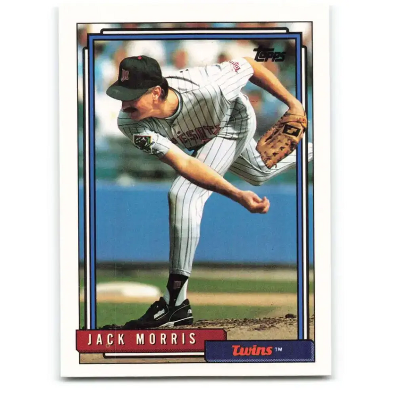 1992 Topps #235 Jack Morris NM-MT Minnesota Twins Baseball Card - Baseball Card Single
