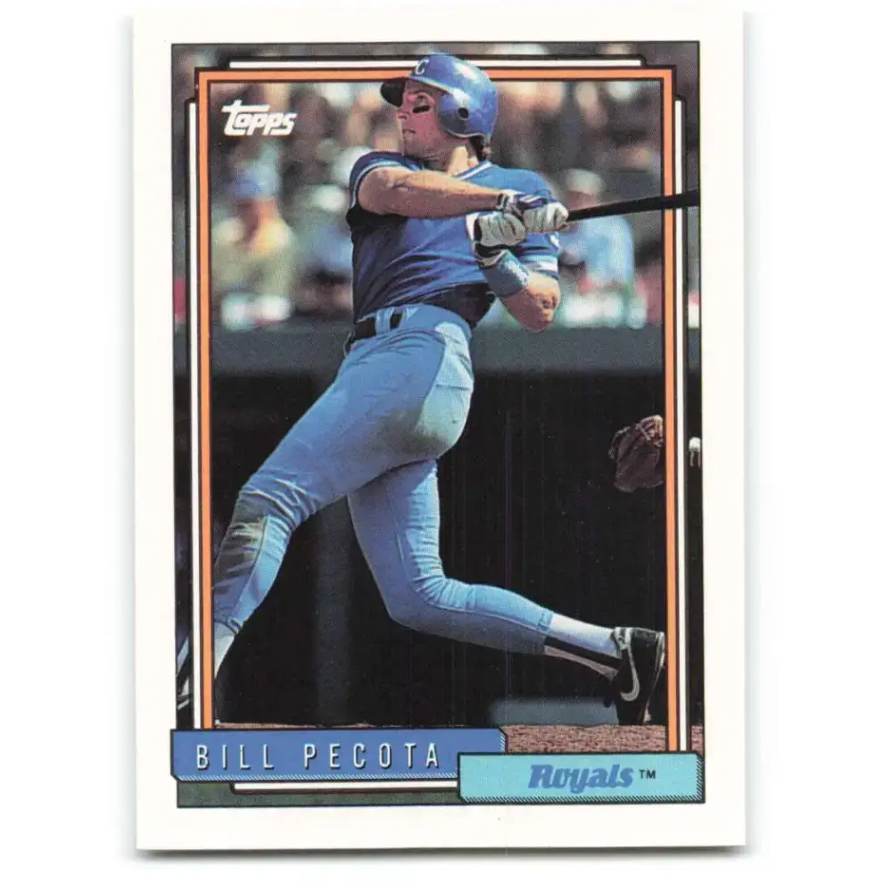 1992 Topps #236 Bill Pecota NM-MT Kansas City Royals Baseball Card - Baseball Card Single