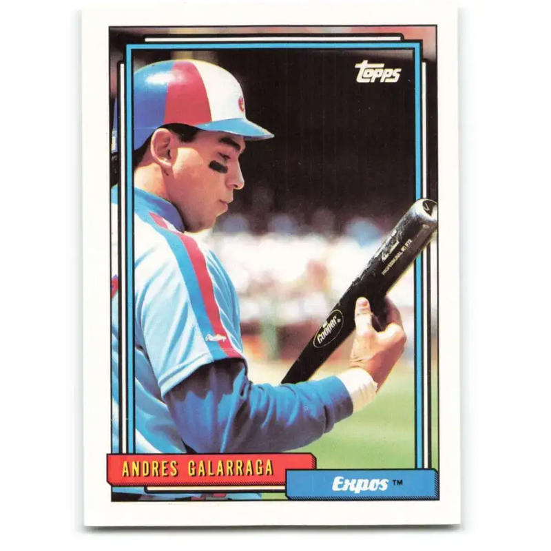 1992 Topps #240 Andres Galarraga NM-MT Montreal Expos Baseball Card - Baseball Card Single