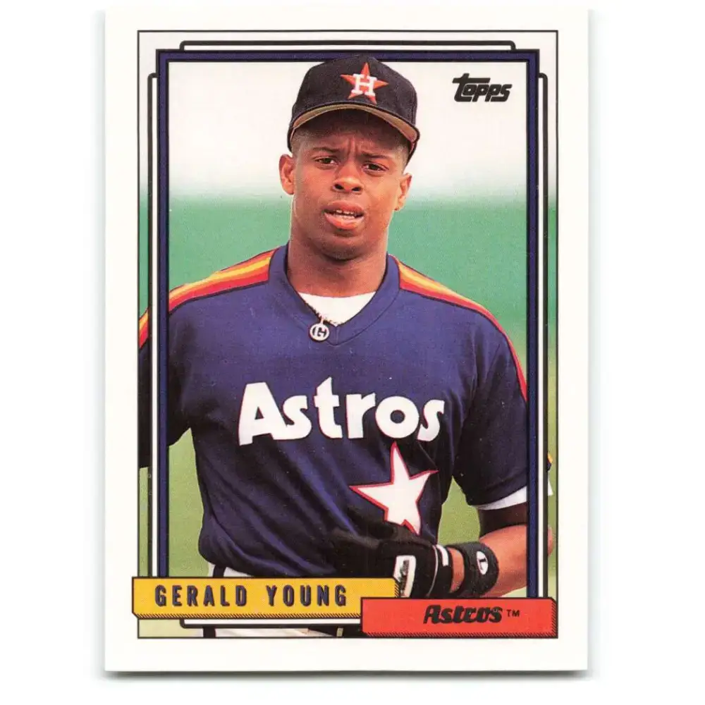 1992 Topps #241 Gerald Young NM-MT Houston Astros Baseball Card - Baseball Card Single