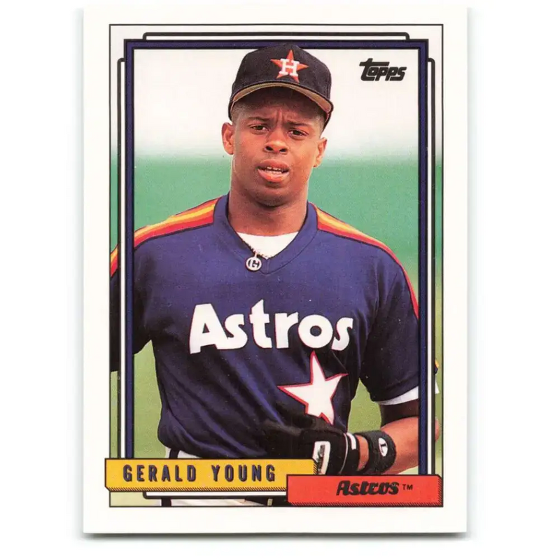 1992 Topps #241 Gerald Young NM-MT Houston Astros Baseball Card - Baseball Card Single