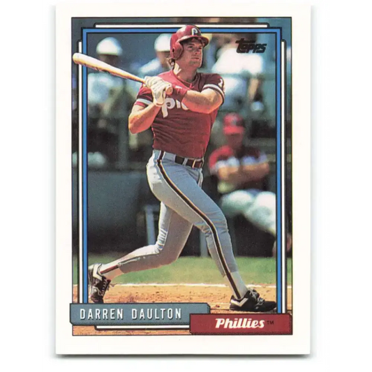 1992 Topps #244 Darren Daulton NM-MT Philadelphia Phillies Baseball Card