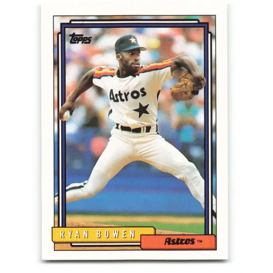 1992 Topps #254 Ryan Bowen NM-MT Houston Astros Baseball Card