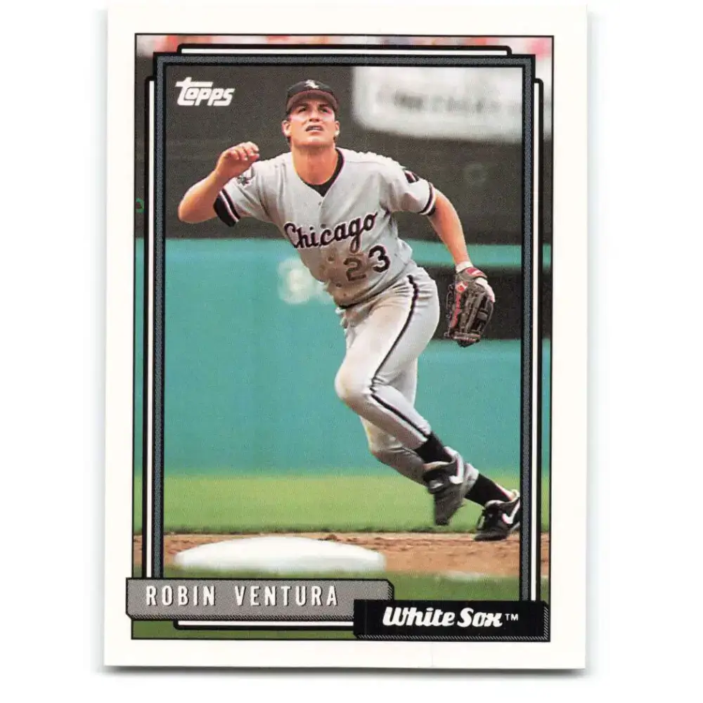 1992 Topps #255 Robin Ventura NM-MT Chicago White Sox Baseball Card - Baseball Card Single