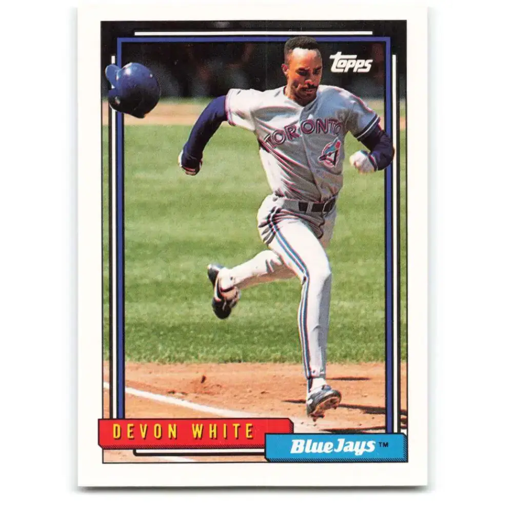 1992 Topps #260 Devon White NM-MT Toronto Blue Jays Baseball Card - Baseball Card Single