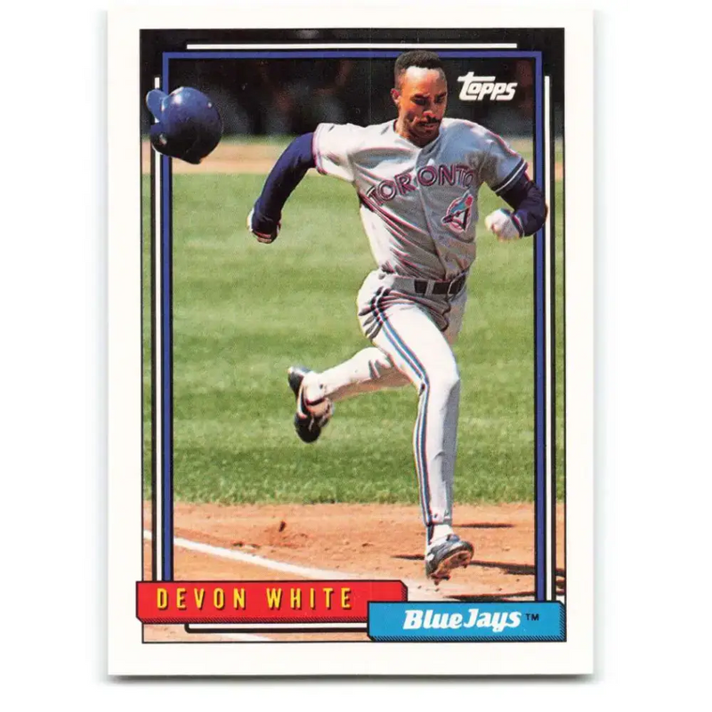 1992 Topps #260 Devon White NM-MT Toronto Blue Jays Baseball Card - Baseball Card Single