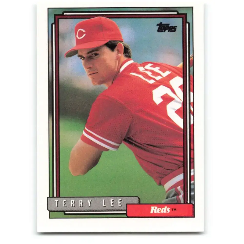 1992 Topps #262 Terry Lee NM-MT Cincinnati Reds Baseball Card - Baseball Card Single