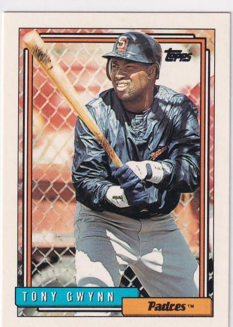 1992 TOPPS #270 TONY GWYNN- SAN DIEGO PADRES - Baseball Card Single