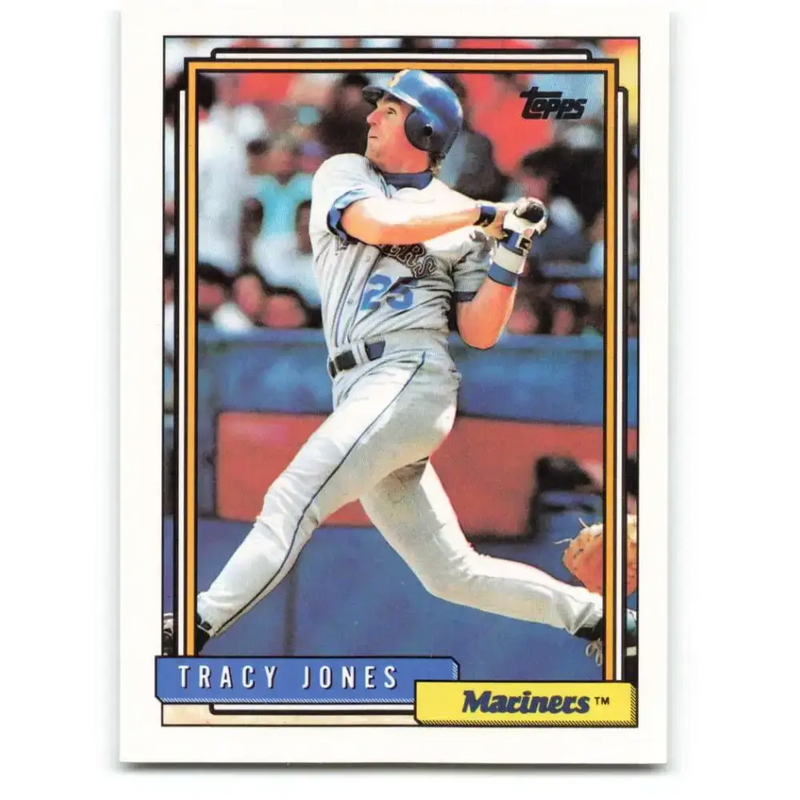 1992 Topps #271 Tracy Jones NM-MT Seattle Mariners Baseball Card - Baseball Card Single