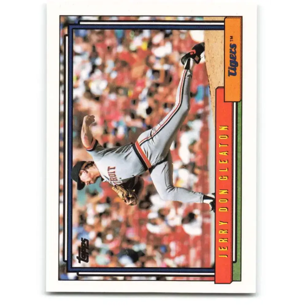 1992 Topps #272 Jerry Don Gleaton NM-MT Detroit Tigers Baseball Card - Baseball Card Single