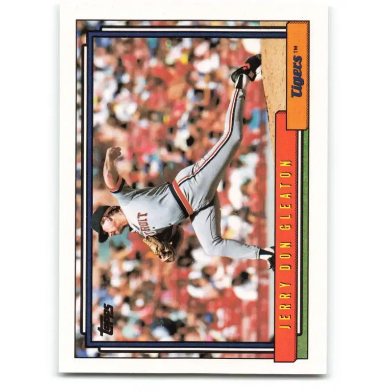 1992 Topps #272 Jerry Don Gleaton NM-MT Detroit Tigers Baseball Card - Baseball Card Single