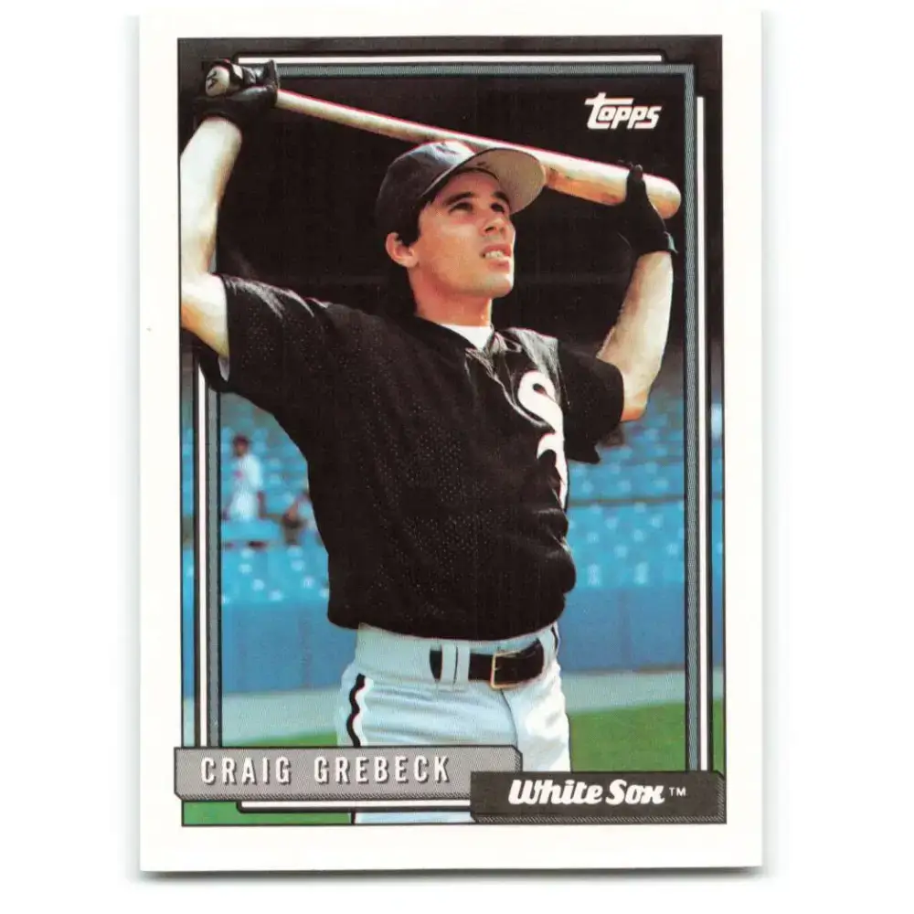 1992 Topps #273 Craig Grebeck NM-MT Chicago White Sox Baseball Card - Baseball Card Single