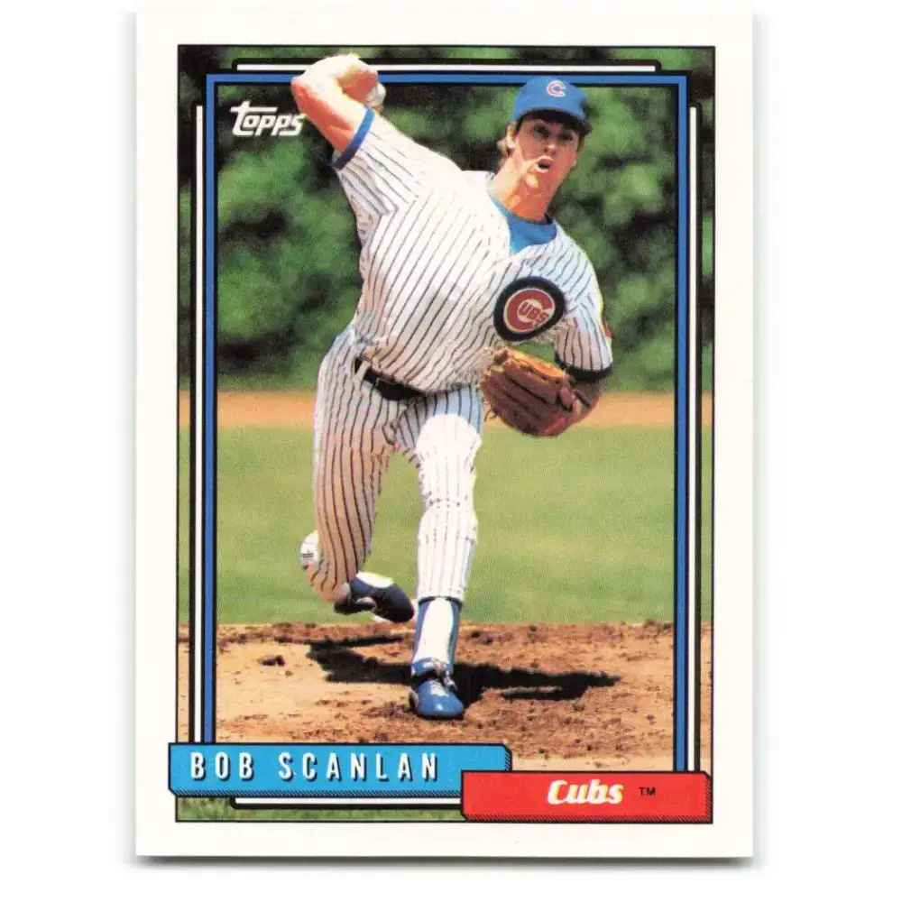 1992 Topps #274 Bob Scanlan NM-MT Chicago Cubs Baseball Card - Baseball Card Single