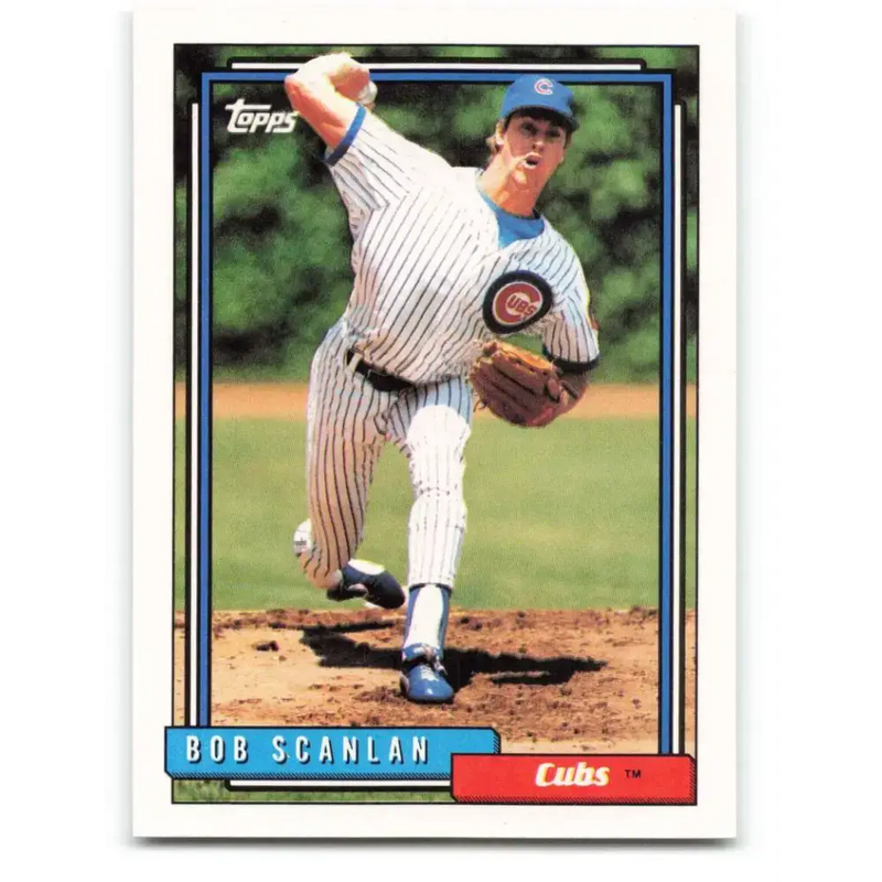 1992 Topps #274 Bob Scanlan NM-MT Chicago Cubs Baseball Card - Baseball Card Single