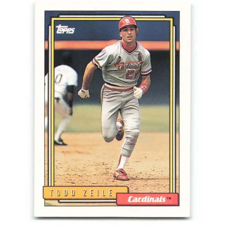 1992 Topps #275 Todd Zeile NM-MT St. Louis Cardinals Baseball Card - Baseball Card Single