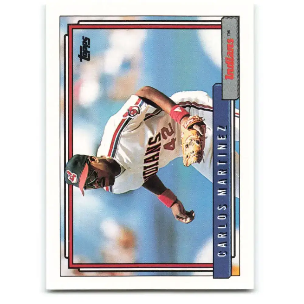 1992 Topps #280 Carlos Martinez NM-MT Cleveland Indians Baseball Card - Baseball Card Single