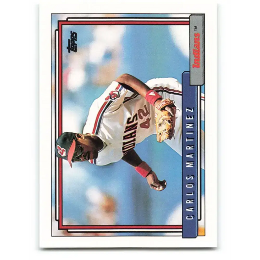 1992 Topps #280 Carlos Martinez NM-MT Cleveland Indians Baseball Card - Baseball Card Single