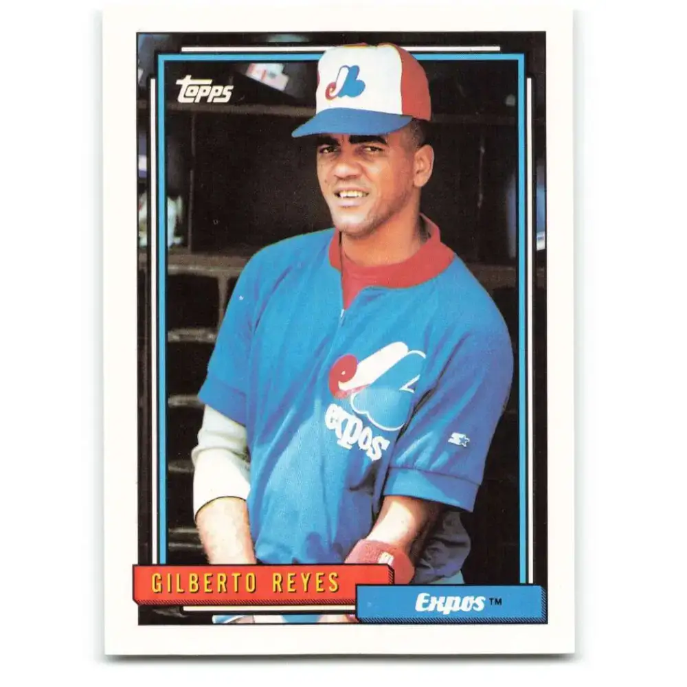 1992 Topps #286 Gilberto Reyes NM-MT Montreal Expos Baseball Card - Baseball Card Single