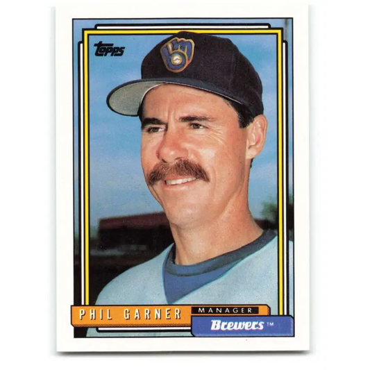 1992 Topps #291 Phil Garner NM-MT Milwaukee Brewers Baseball Card