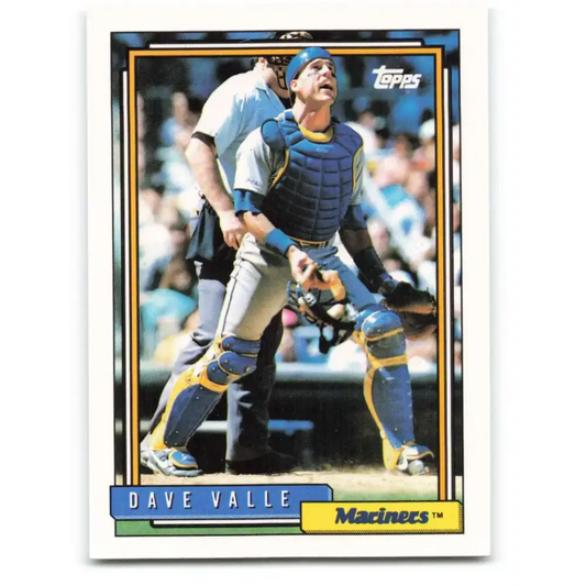 1992 Topps #294 Dave Valle NM-MT Seattle Mariners Baseball Card