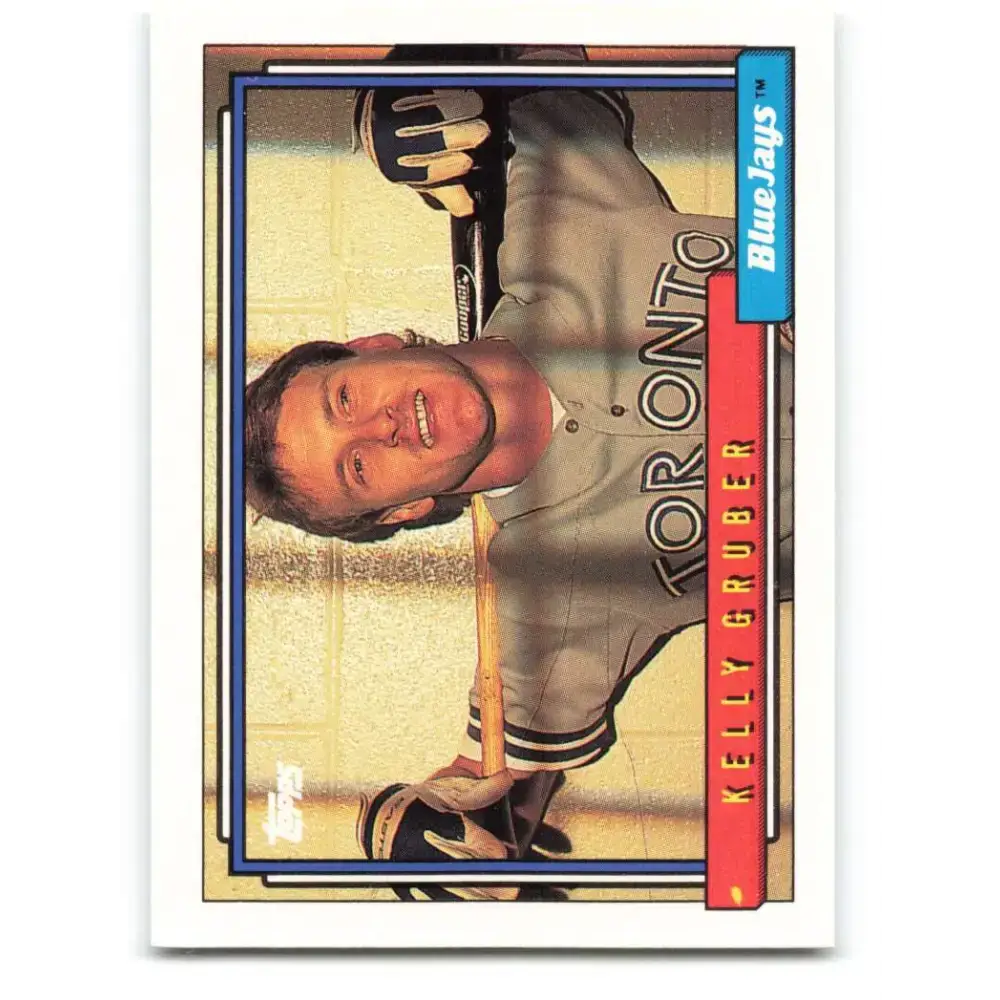 1992 Topps #298 Kelly Gruber NM-MT Toronto Blue Jays Baseball Card - Baseball Card Single