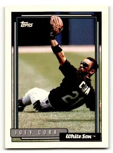 1992 Topps #302 Joey Cora Chicago White Sox Baseball Cards EX/NM ID:61154 - Baseball Card Single