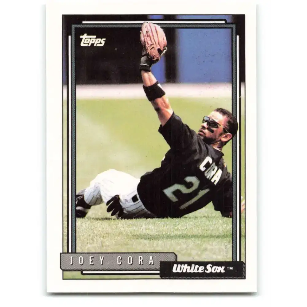 1992 Topps #302 Joey Cora NM-MT Chicago White Sox Baseball Card - Baseball Card Single