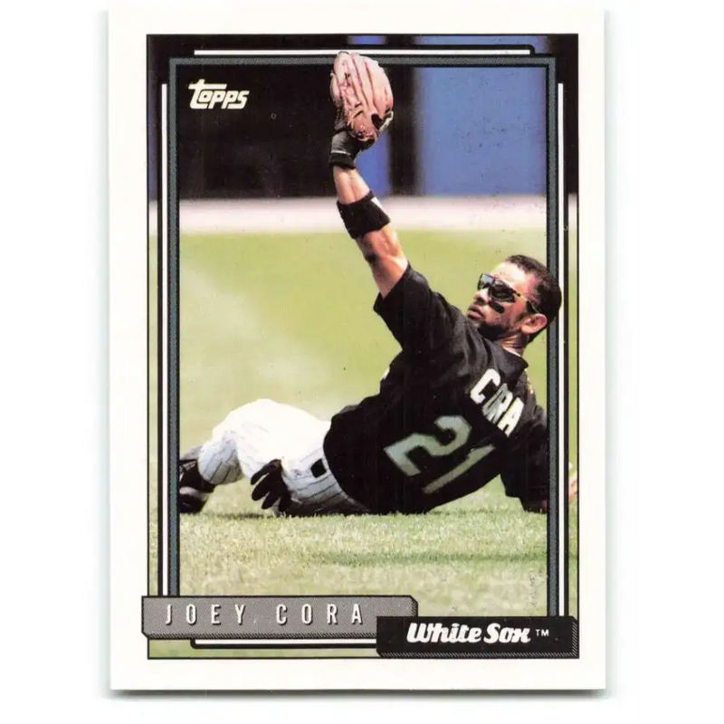 1992 Topps #302 Joey Cora NM-MT Chicago White Sox Baseball Card - Baseball Card Single