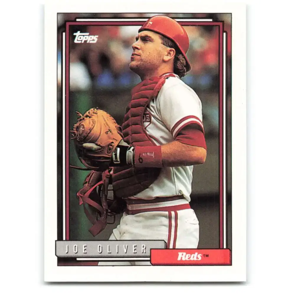 1992 Topps #304 Joe Oliver NM-MT Cincinnati Reds Baseball Card - Baseball Card Single