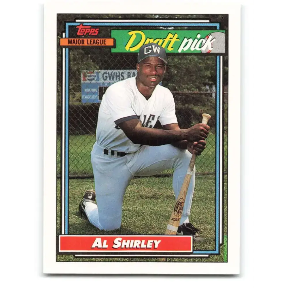 1992 Topps #306 Al Shirley NM-MT RC Rookie New York Mets Baseball Card - Baseball Card Single