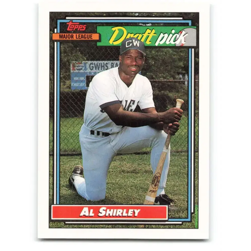 1992 Topps #306 Al Shirley NM-MT RC Rookie New York Mets Baseball Card - Baseball Card Single
