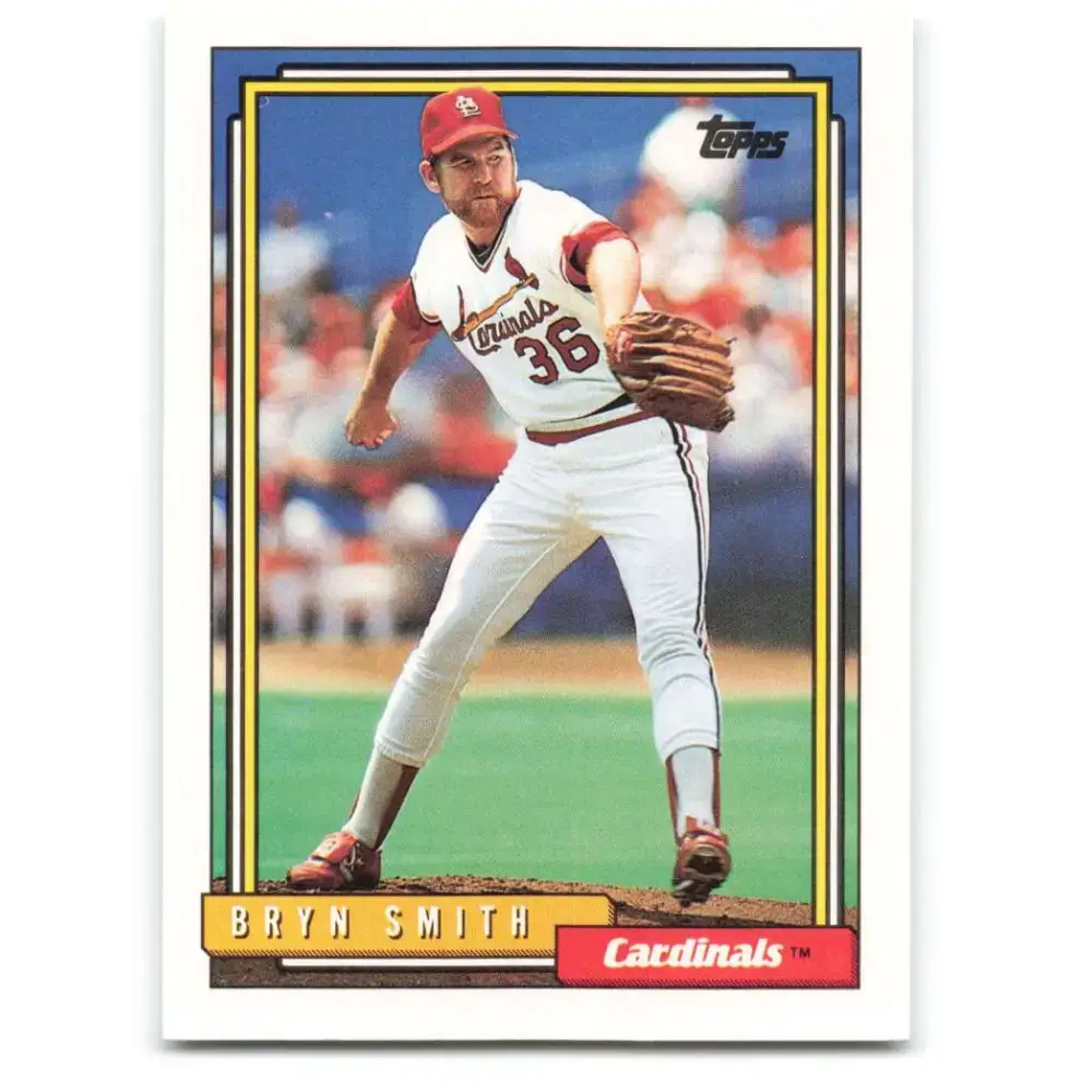 1992 Topps #31 Bryn Smith NM-MT St. Louis Cardinals Baseball Card - Baseball Card Single