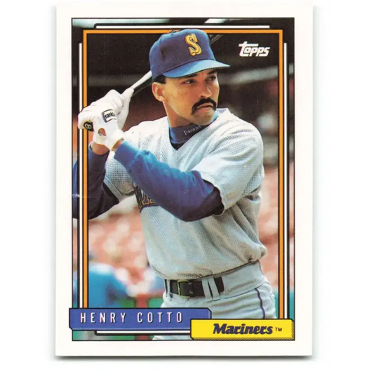 1992 Topps #311 Henry Cotto NM-MT Seattle Mariners Baseball Card