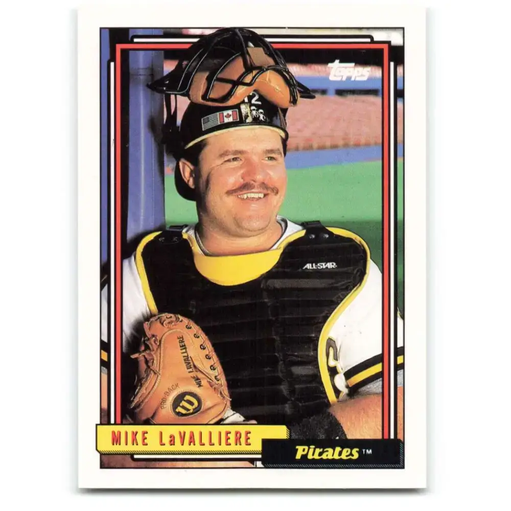 1992 Topps #312 Mike LaValliere NM-MT Pittsburgh Pirates Baseball Card