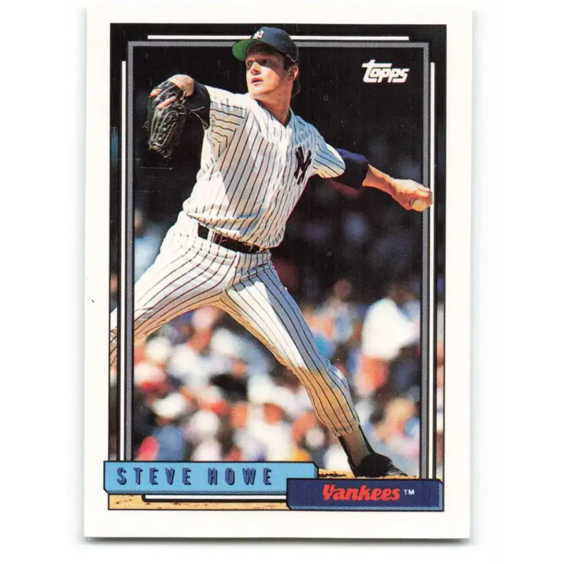1992 Topps #318 Steve Howe NM-MT New York Yankees Baseball Card