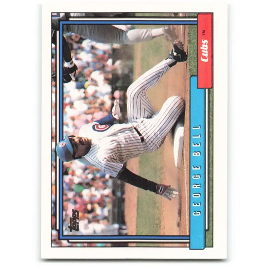 1992 Topps #320 George Bell NM-MT Chicago Cubs Baseball Card