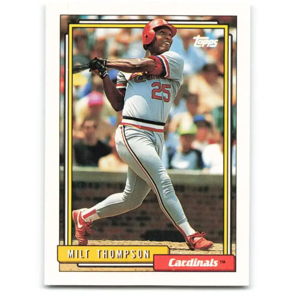 1992 Topps #323 Milt Thompson NM-MT St. Louis Cardinals Baseball Card - Baseball Card Single